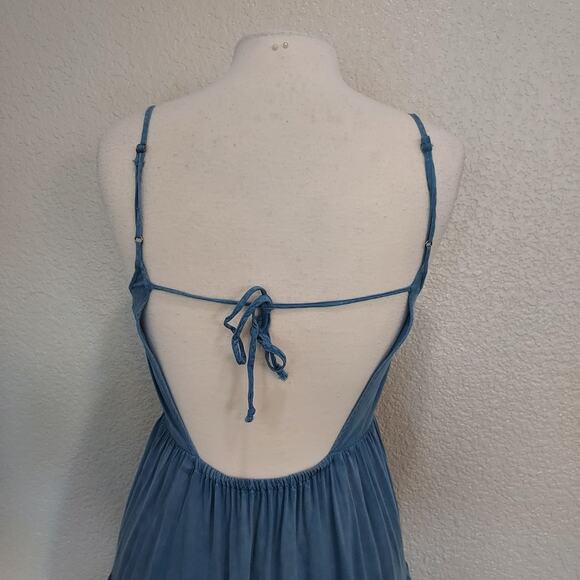 🔴3/$20 Delia's Chambray Blue Tank Dress Size S - Picture 8 of 12